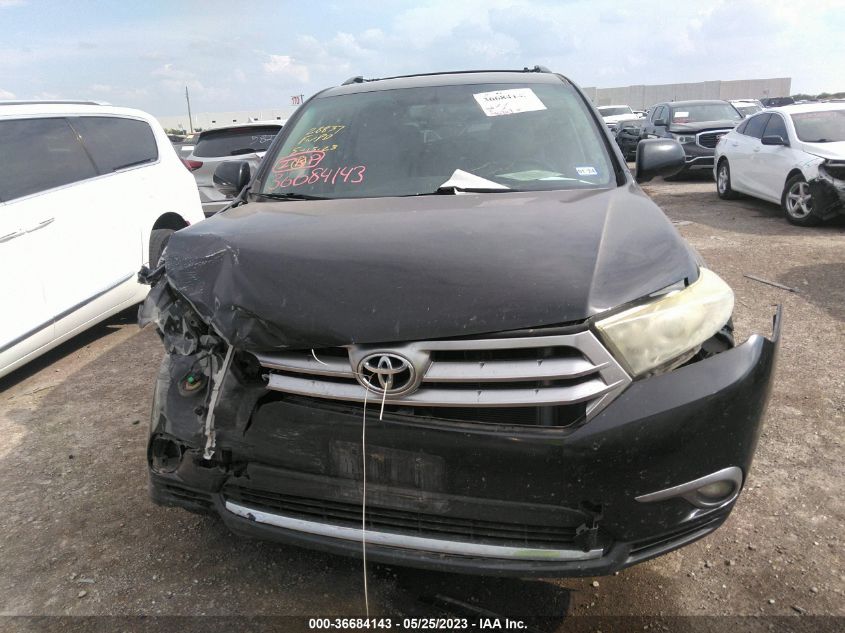 2013 TOYOTA HIGHLANDER LIMITED - 5TDYK3EH7DS101150