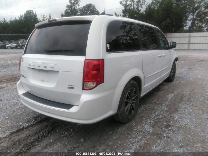 2017 DODGE GRAND CARAVAN SXT - 2C4RDGCG9HR825694