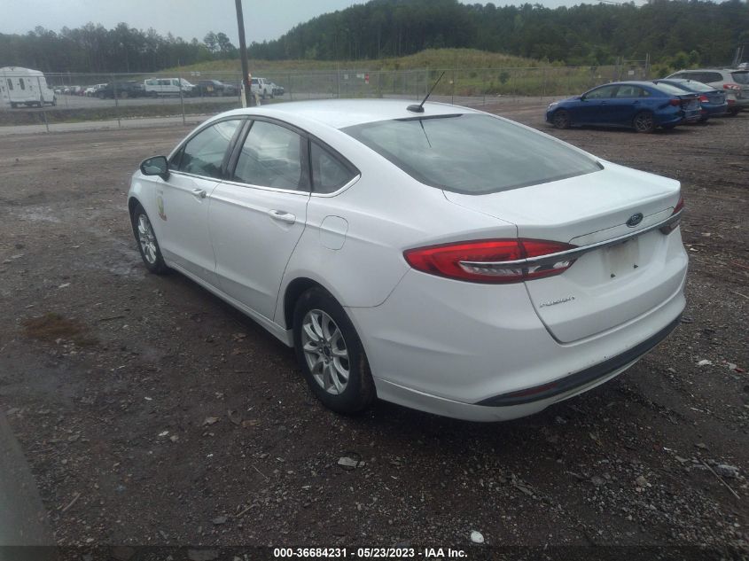 2017 FORD FUSION S - 3FA6P0G76HR358147