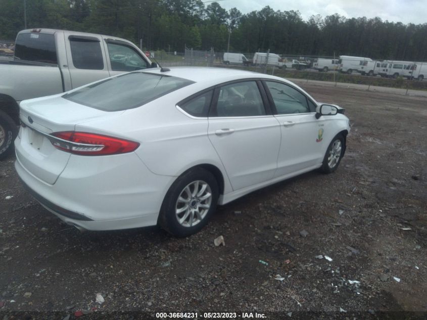 2017 FORD FUSION S - 3FA6P0G76HR358147