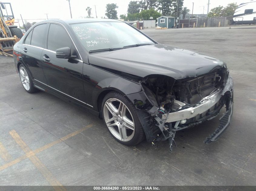 2013 MERCEDES-BENZ C-CLASS C 250 - WDDGF4HB1DA814268
