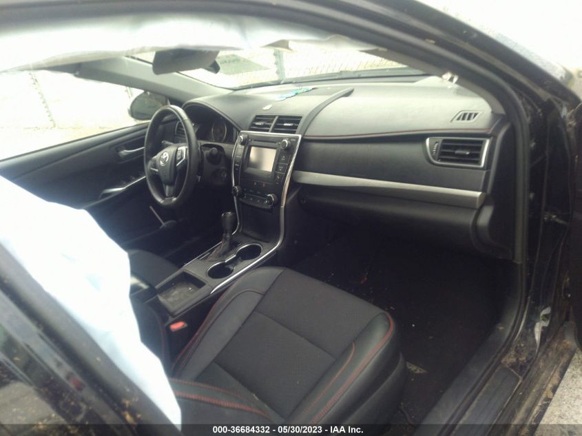 2017 TOYOTA CAMRY XLE/SE/LE/XSE - 4T1BF1FK4HU291821