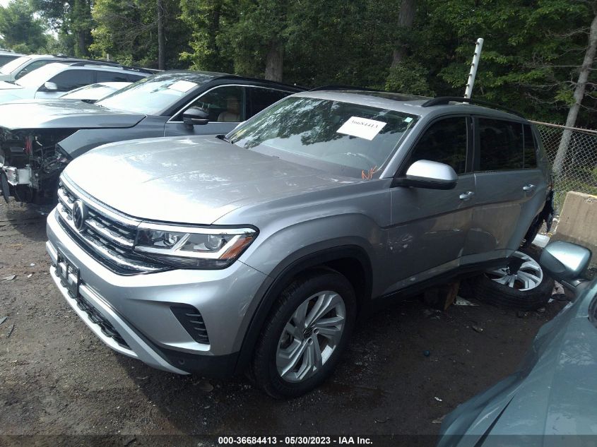 2022 VOLKSWAGEN ATLAS 3.6L V6 SE W/TECHNOLOGY - 1V2KR2CA4NC535450