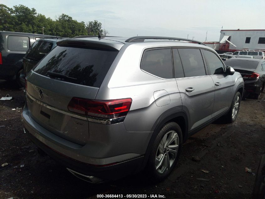 2022 VOLKSWAGEN ATLAS 3.6L V6 SE W/TECHNOLOGY - 1V2KR2CA4NC535450