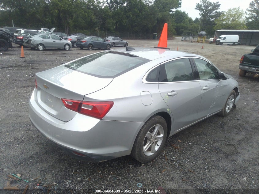 VIN 1G1ZC5ST8LF110257 2020 CHEVROLET MALIBU LS