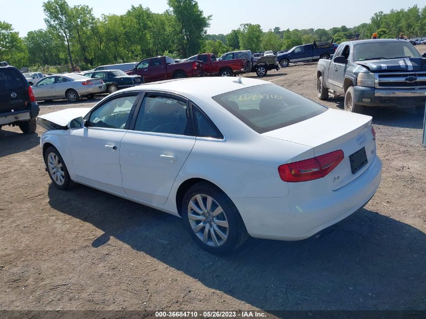 2013 AUDI A4 PREMIUM - WAUDFAFL7DN038001