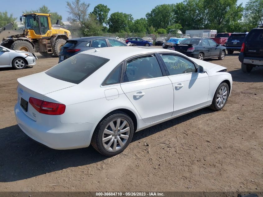 2013 AUDI A4 PREMIUM - WAUDFAFL7DN038001