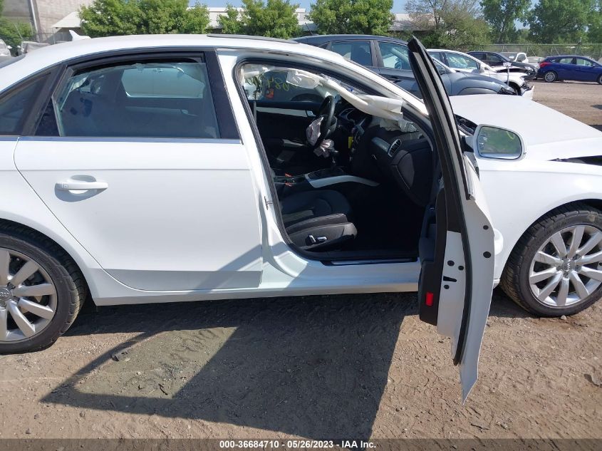2013 AUDI A4 PREMIUM - WAUDFAFL7DN038001