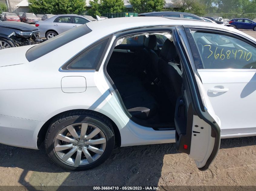 2013 AUDI A4 PREMIUM - WAUDFAFL7DN038001