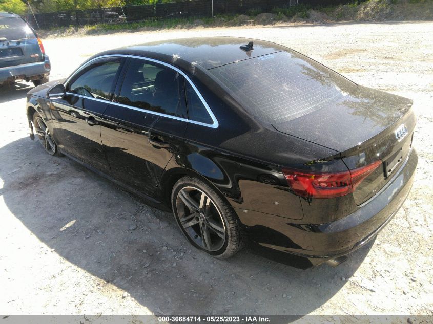 2018 AUDI A4 PREMIUM PLUS - WAUENAF40JA210033