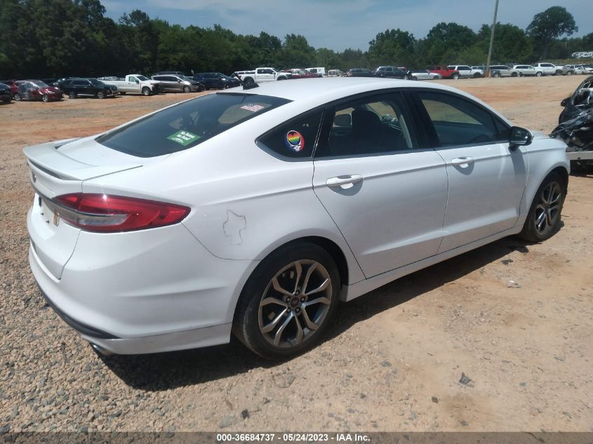 2017 FORD FUSION S - 3FA6P0G79HR107655