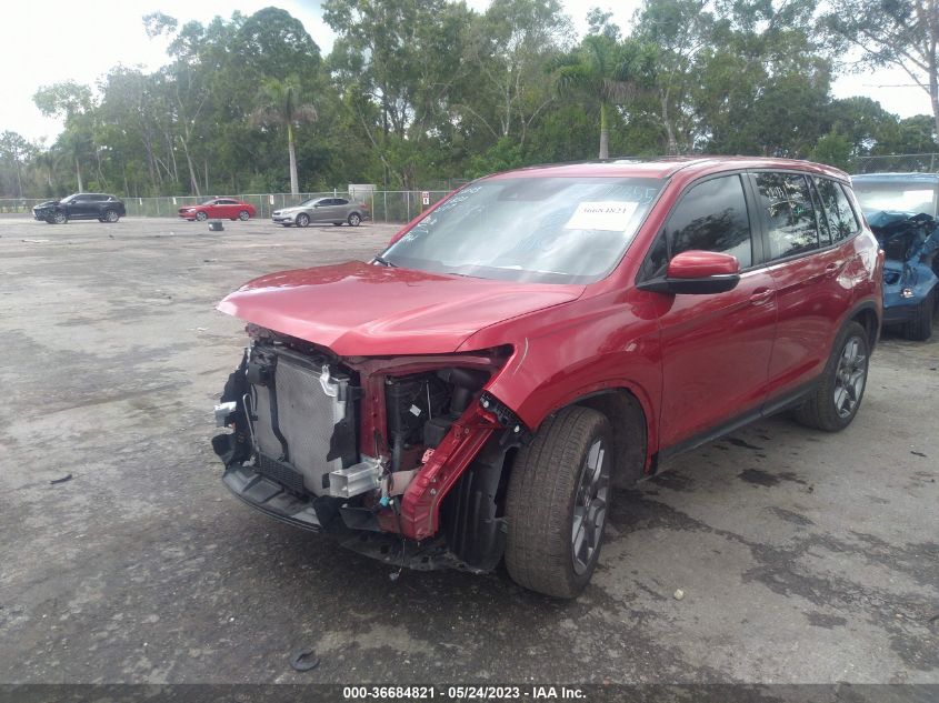 2022 HONDA PASSPORT EX-L - 5FNYF7H58NB001884