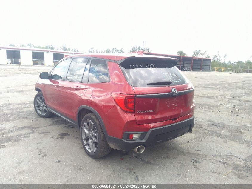 2022 HONDA PASSPORT EX-L - 5FNYF7H58NB001884