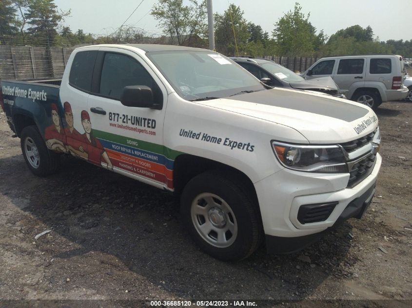 2021 CHEVROLET COLORADO 4WD WORK TRUCK - 1GCHTBEN3M1292608