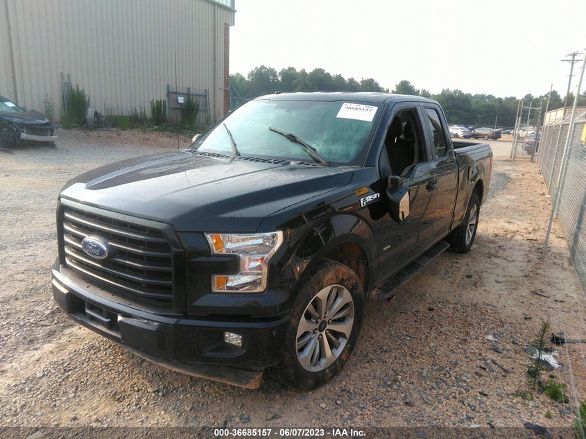 VIN 1FTEX1CPXHKE37603 2017 FORD F-150 XL/XLT/LARIAT