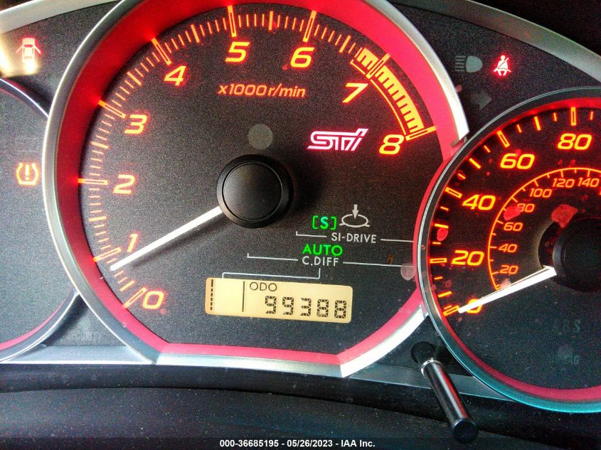 2013 SUBARU IMPREZA SEDAN WRX WRX STI JF1GV8J6XDL022521