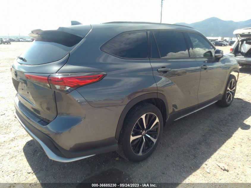 2021 TOYOTA HIGHLANDER XSE - 5TDJZRBH4MS142484