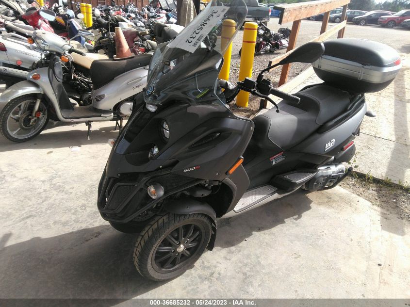 2009 PIAGGIO MP3 500 ZAPM610X795000482