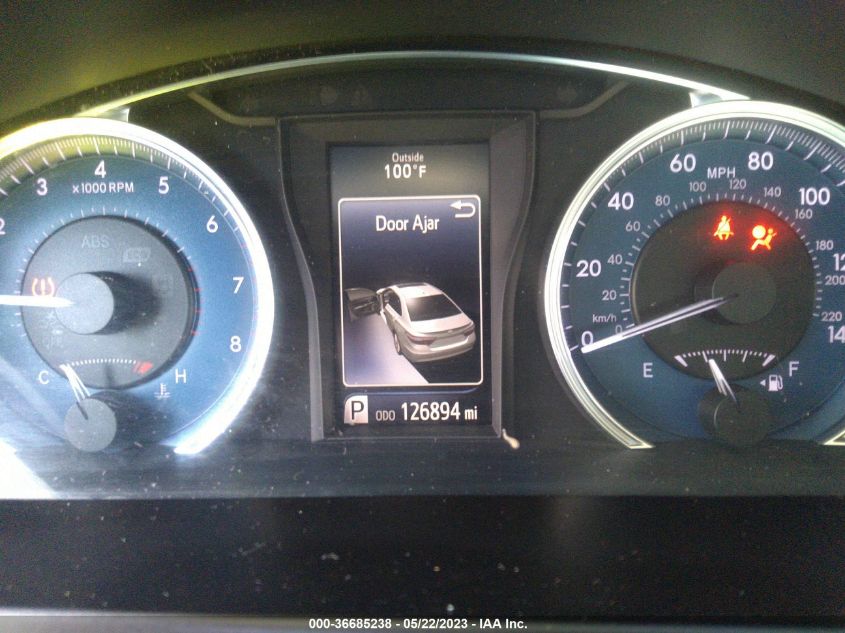 2017 TOYOTA CAMRY XLE/SE/LE/XSE - 4T1BF1FKXHU403909