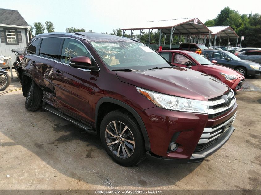 2017 TOYOTA HIGHLANDER XLE/SE - 5TDJZRFH2HS460149