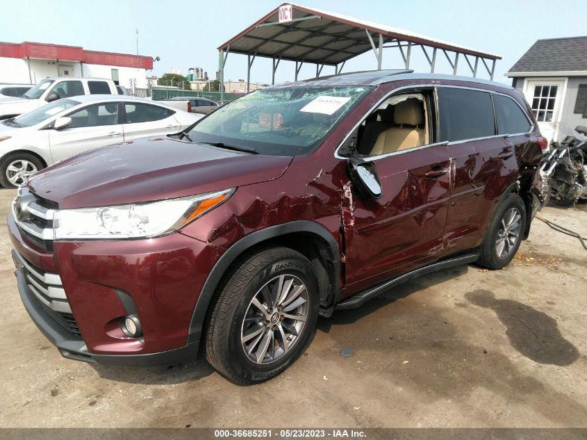 2017 TOYOTA HIGHLANDER XLE/SE - 5TDJZRFH2HS460149