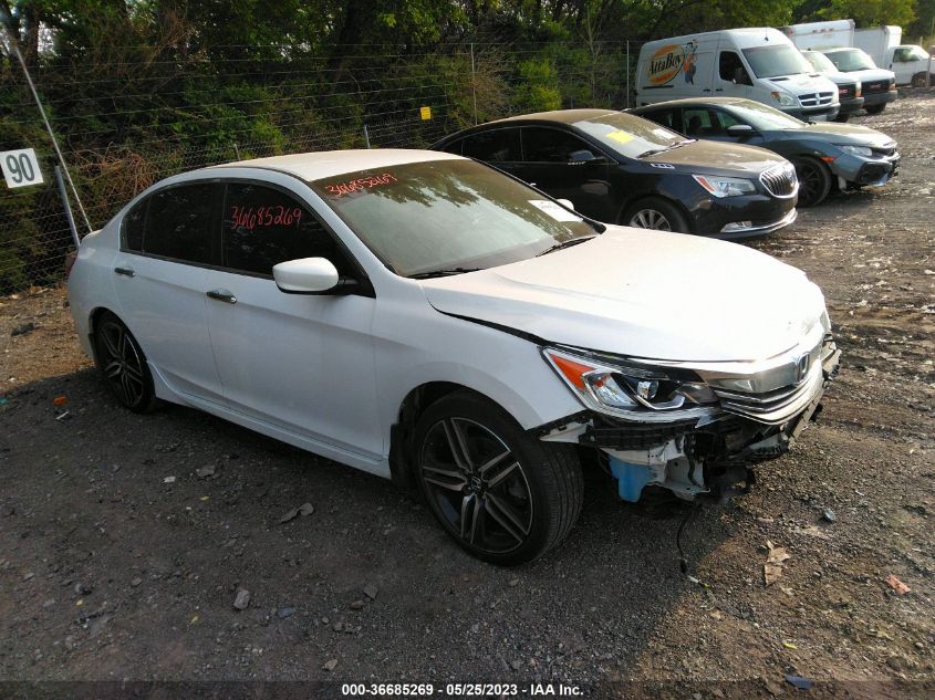 2017 HONDA ACCORD SEDAN SPORT SE - 1HGCR2F15HA119538