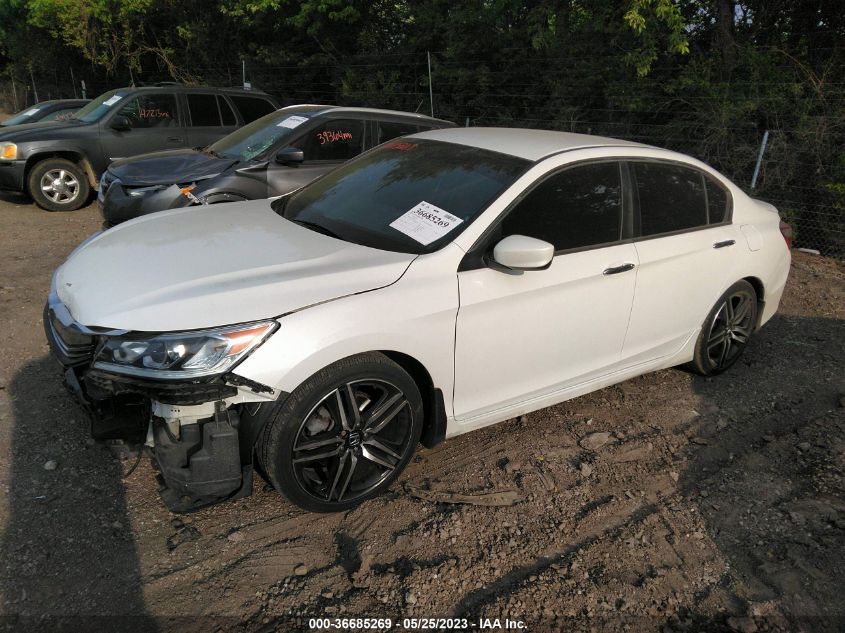 2017 HONDA ACCORD SEDAN SPORT SE - 1HGCR2F15HA119538