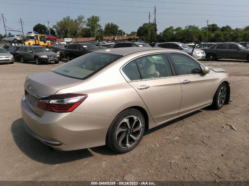 2017 HONDA ACCORD SEDAN EX-L - 1HGCR2F91HA148086