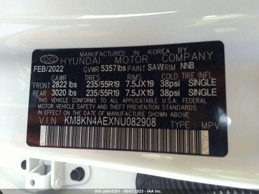 2022 HYUNDAI IONIQ 5 SEL - KM8KN4AEXNU082908