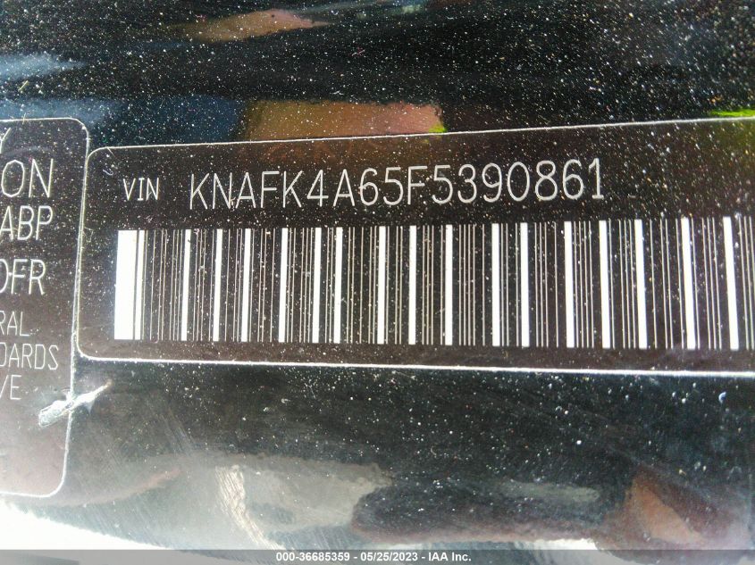 2015 KIA FORTE LX - KNAFK4A65F5390861