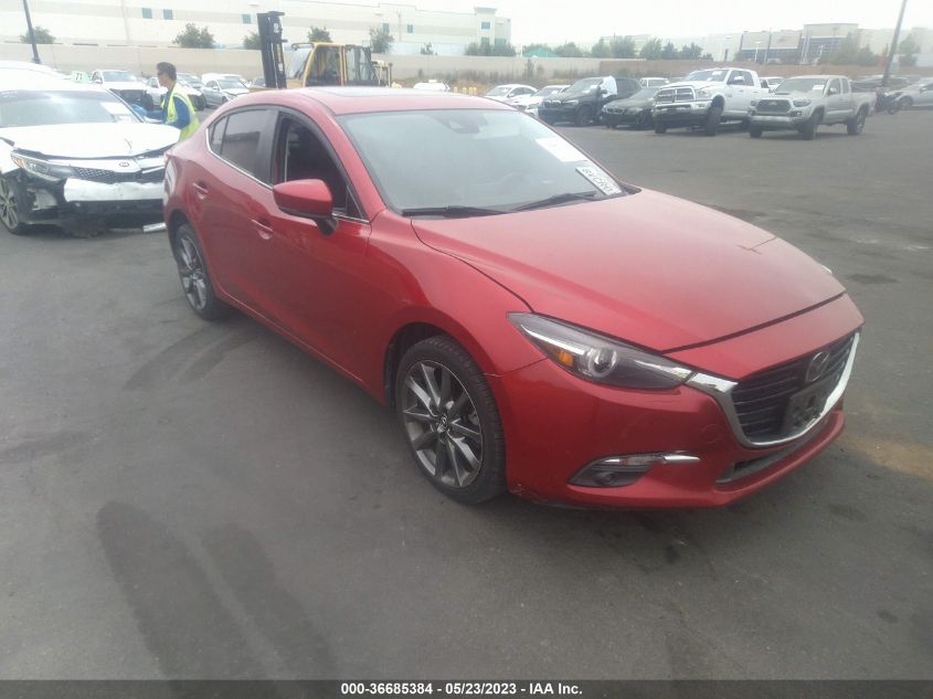 2018 MAZDA MAZDA3 4-DOOR GRAND TOURING - 3MZBN1W30JM186605