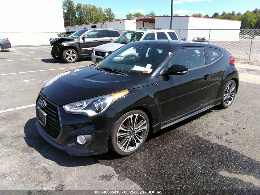 2016 HYUNDAI VELOSTER TURBO - KMHTC6AEXGU250197