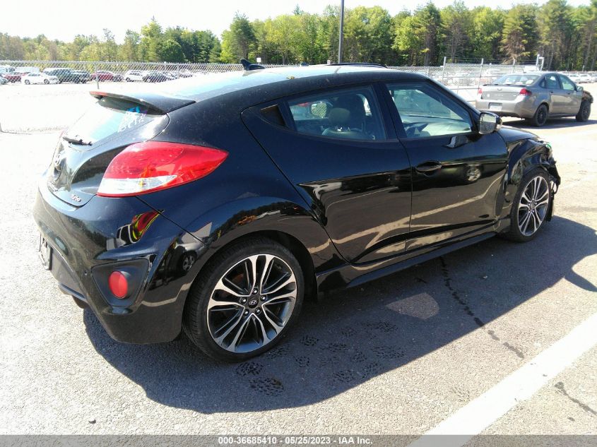2016 HYUNDAI VELOSTER TURBO - KMHTC6AEXGU250197