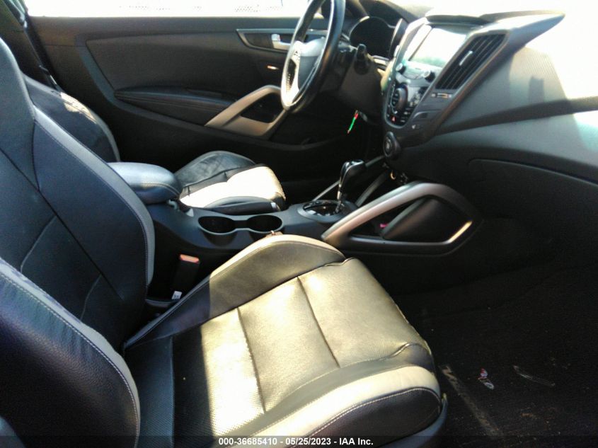2016 HYUNDAI VELOSTER TURBO - KMHTC6AEXGU250197