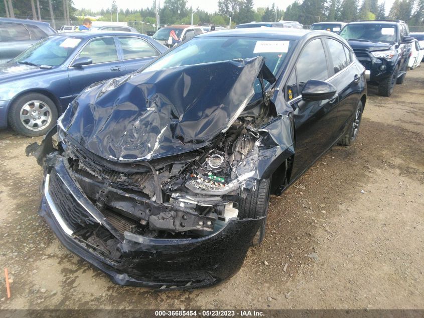 2018 CHEVROLET CRUZE LT - 3G1BE6SM2JS604746