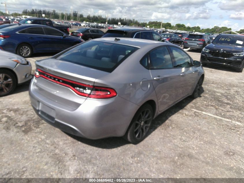 2016 DODGE DART SE - 1C3CDFAA7GD606205