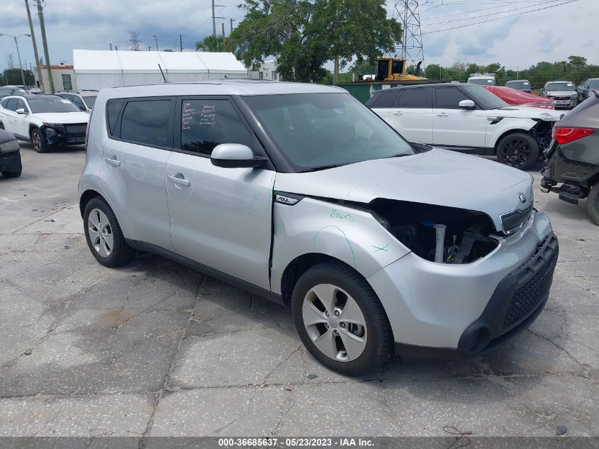 2016 KIA SOUL BASE - KNDJN2A22G7855107