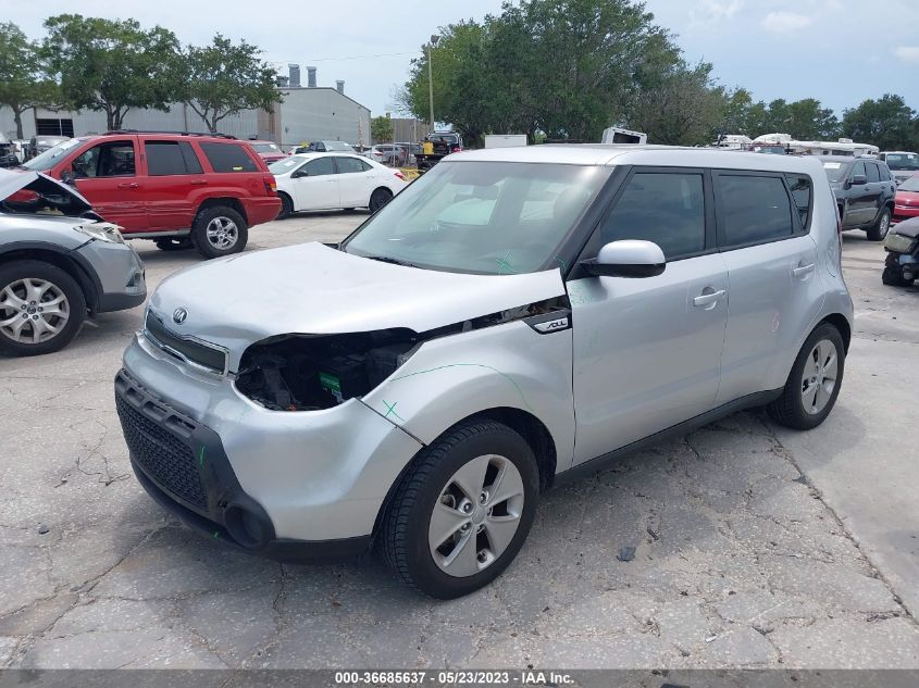 2016 KIA SOUL BASE - KNDJN2A22G7855107