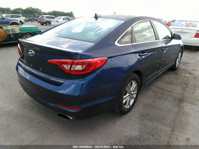 2017 HYUNDAI SONATA 2.4L - 5NPE24AF0HH491890