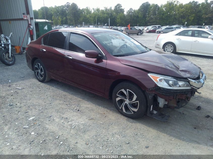 2017 HONDA ACCORD SEDAN LX - 1HGCR2F35HA188442