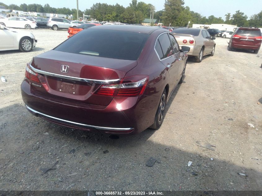 2017 HONDA ACCORD SEDAN LX - 1HGCR2F35HA188442
