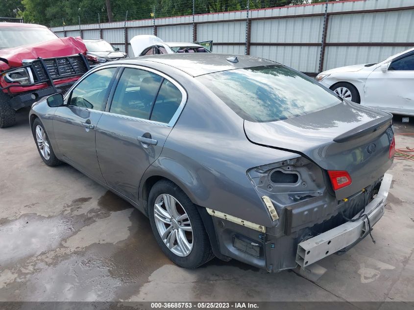 2013 INFINITI G37 SEDAN JOURNEY JN1CV6AP2DM302579