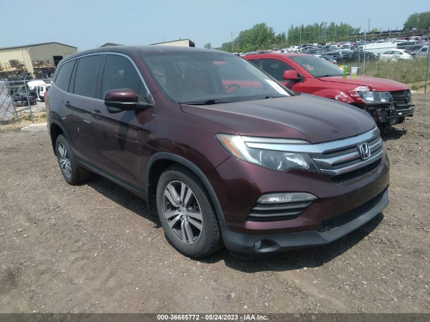 2016 HONDA PILOT EX-L - 5FNYF6H54GB082590