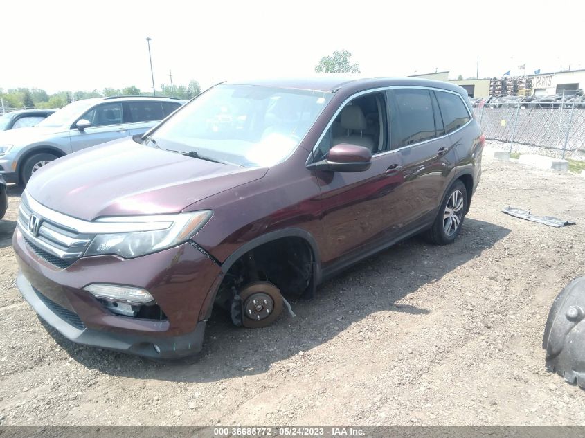 2016 HONDA PILOT EX-L - 5FNYF6H54GB082590