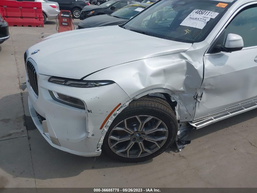 2023 BMW X7 XDRIVE40I - 5UX23EM08P9R88396