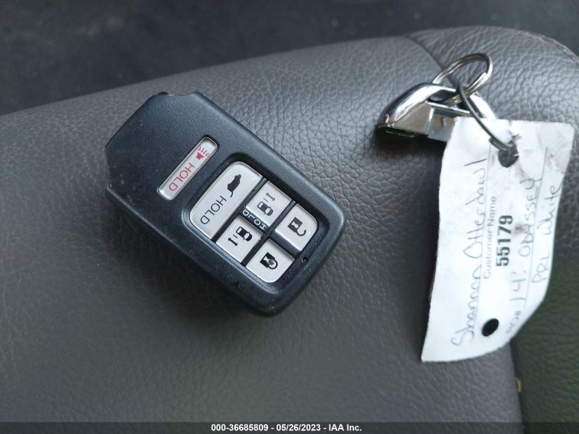2014 HONDA ODYSSEY EX-L - 5FNRL5H64EB108845