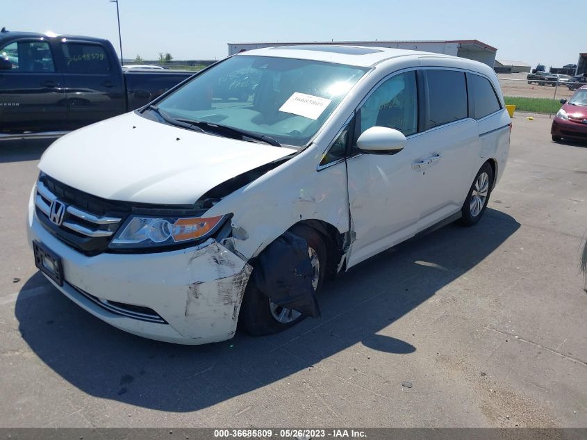 2014 HONDA ODYSSEY EX-L - 5FNRL5H64EB108845