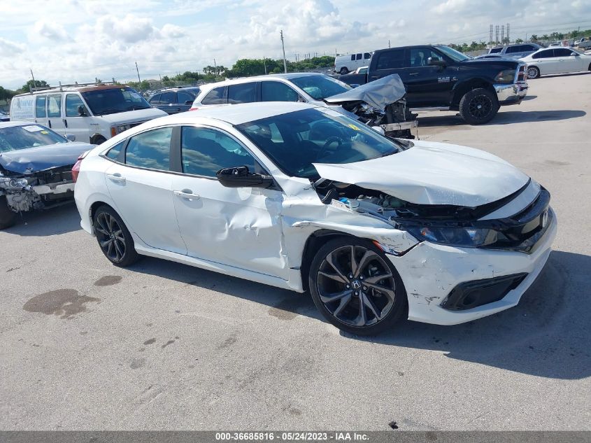 2019 HONDA CIVIC SEDAN SPORT - 19XFC2F89KE036337