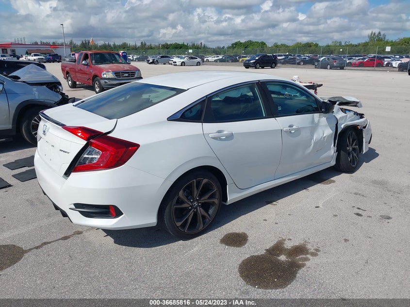VIN 19XFC2F89KE036337 2019 HONDA CIVIC SEDAN SPORT