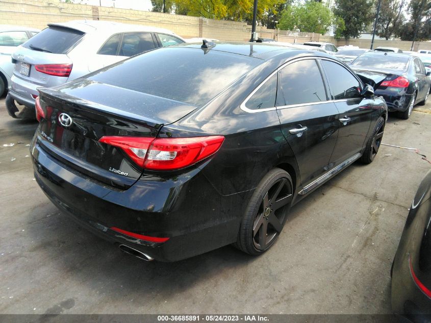 2015 HYUNDAI SONATA 2.4L LIMITED - 5NPE34AFXFH053291